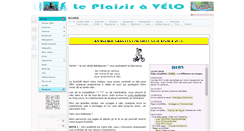 Desktop Screenshot of le-plaisir-a-velo.com